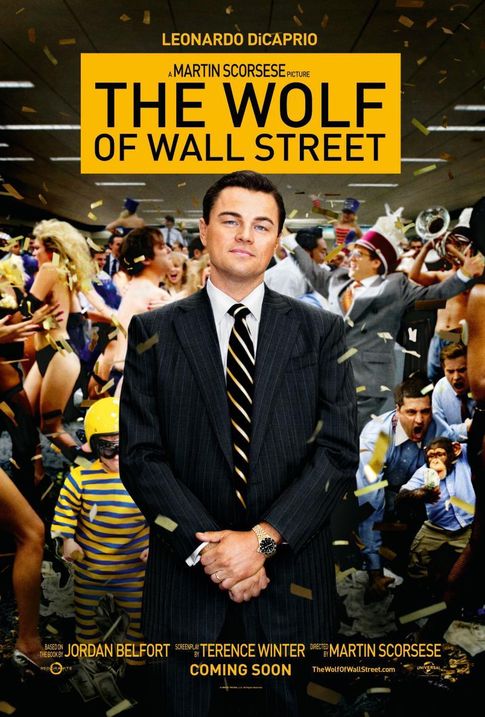 Cartel promocional de 'El Lobo de Wall Street' (Universal)