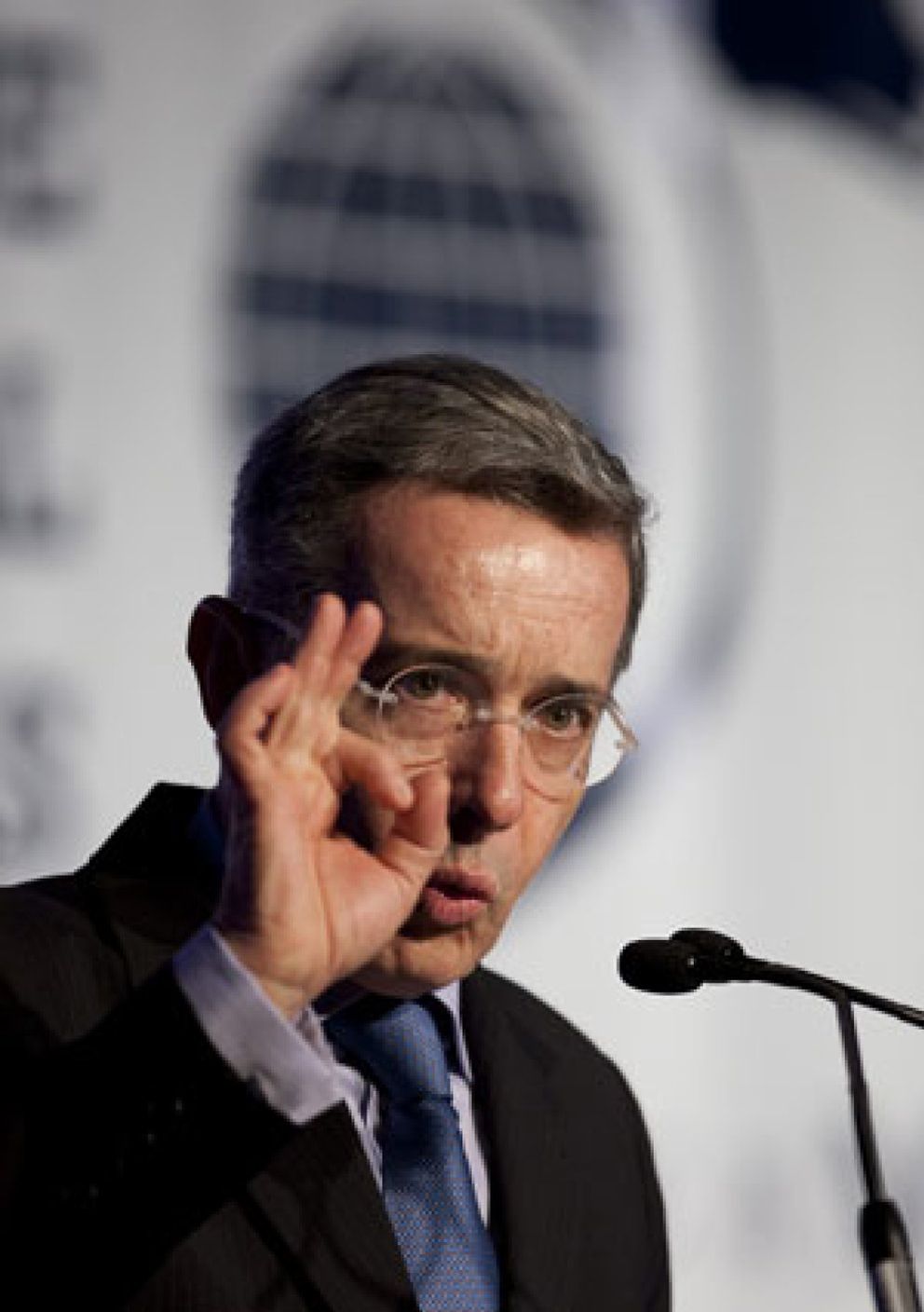 Foto: El presidente colombiano, Álvaro Uribe, contrajo el virus AH1N1