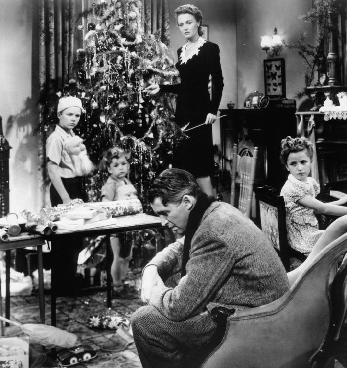 James Stewart y Donna Reed en '¡Qué bello es vivir!', Frank Capra, 1946.