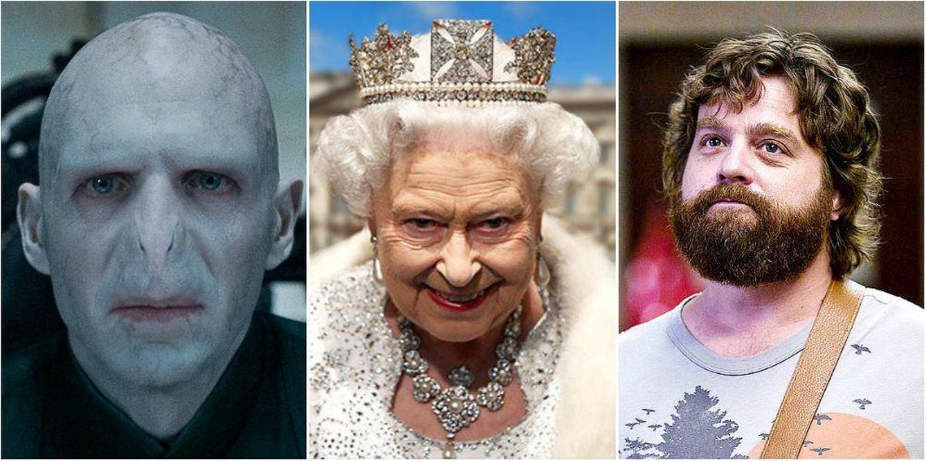 Foto: Lord Voldemort, la reina Isabel II y Alan de 'Resacón en Las Vegas'