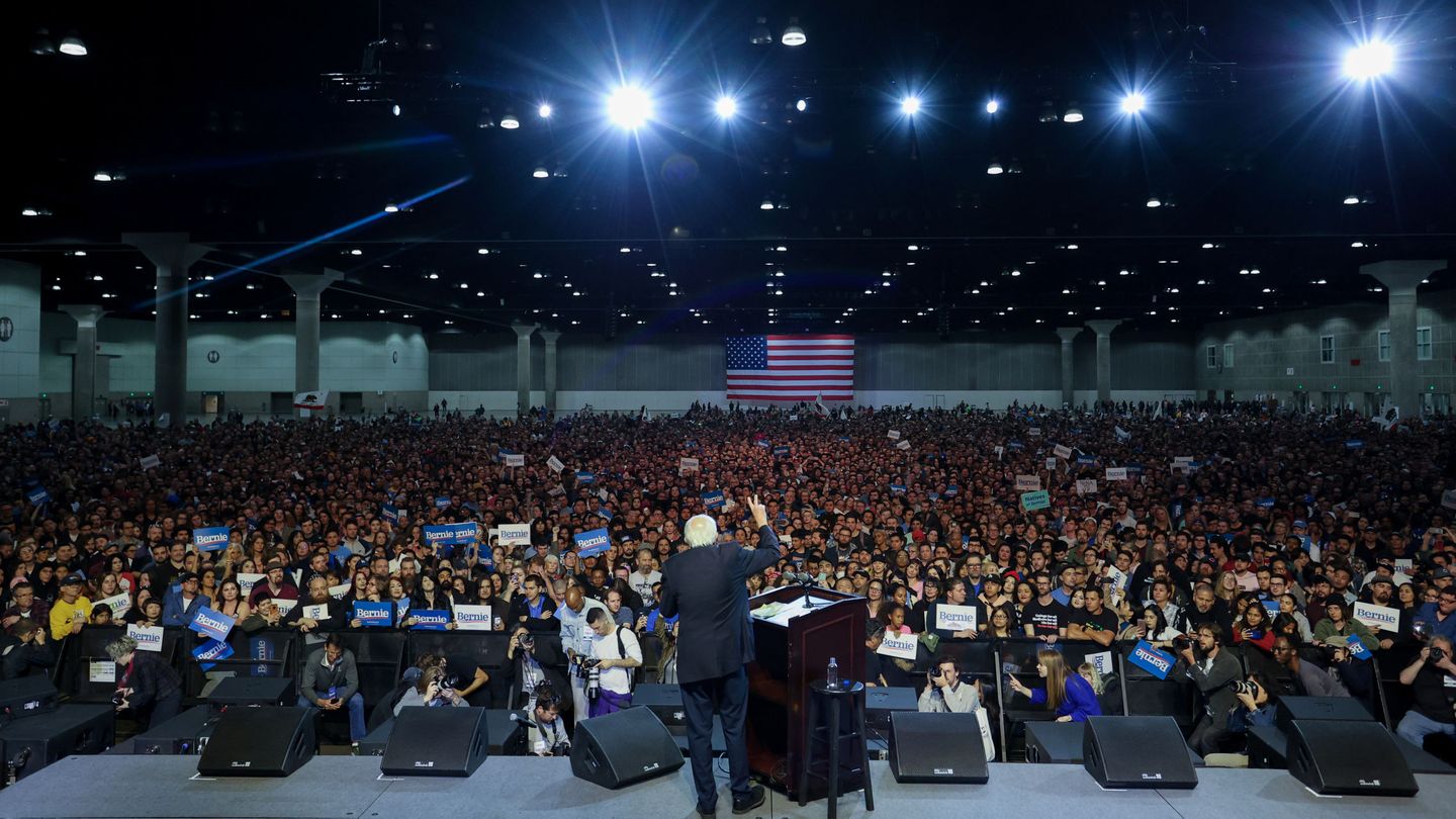 Bernie Sanders en California (Reuters)