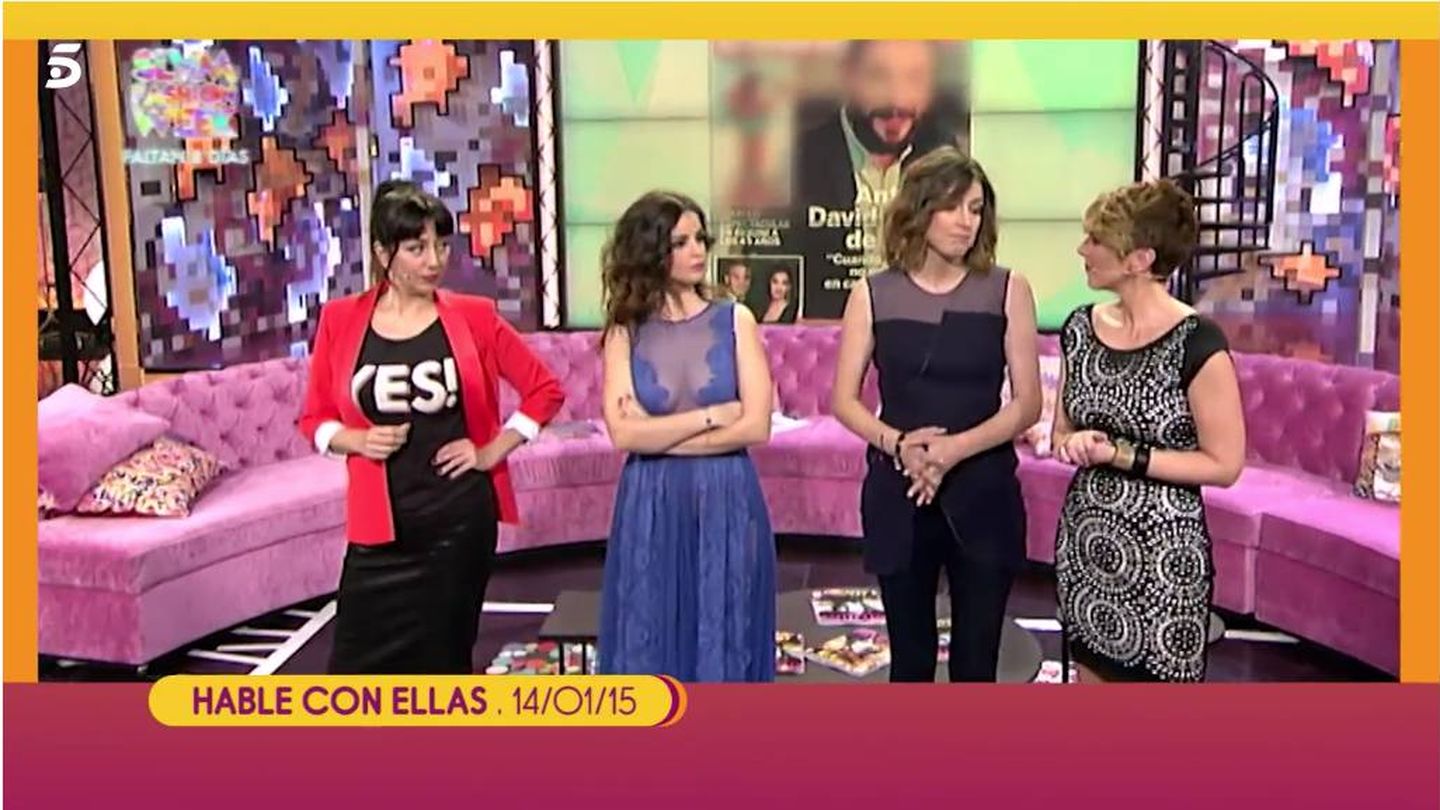 Rocío Carrasco, en el programa 'Hable con ellas'. (Mediaset)