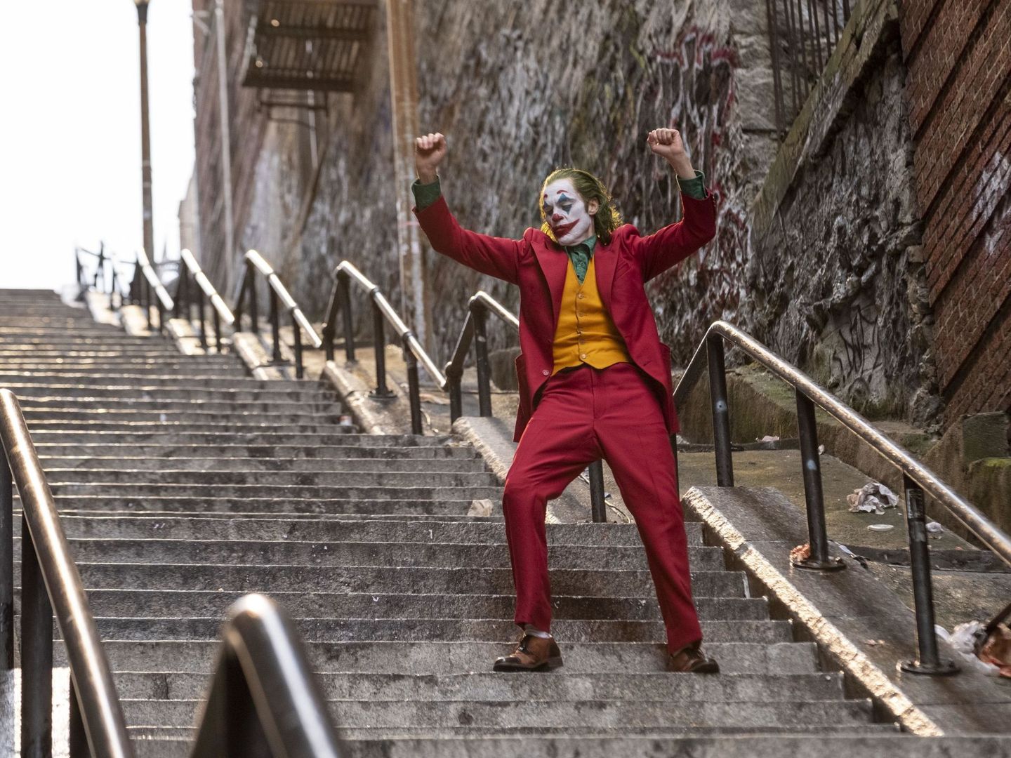 Fotograma de Joaquin Phoenix como Arthur Fleck durante una escena de 'Joker' (EFE)