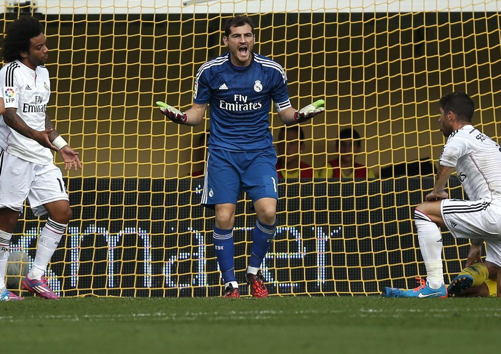 Foto: Casillas, durante el Villarreal-Real Madrid (EFE)