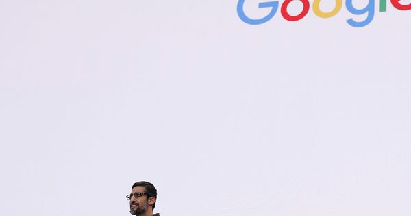 Foto: Sundar Pichai, CEO de Google, durante la presentación. (Reuters)