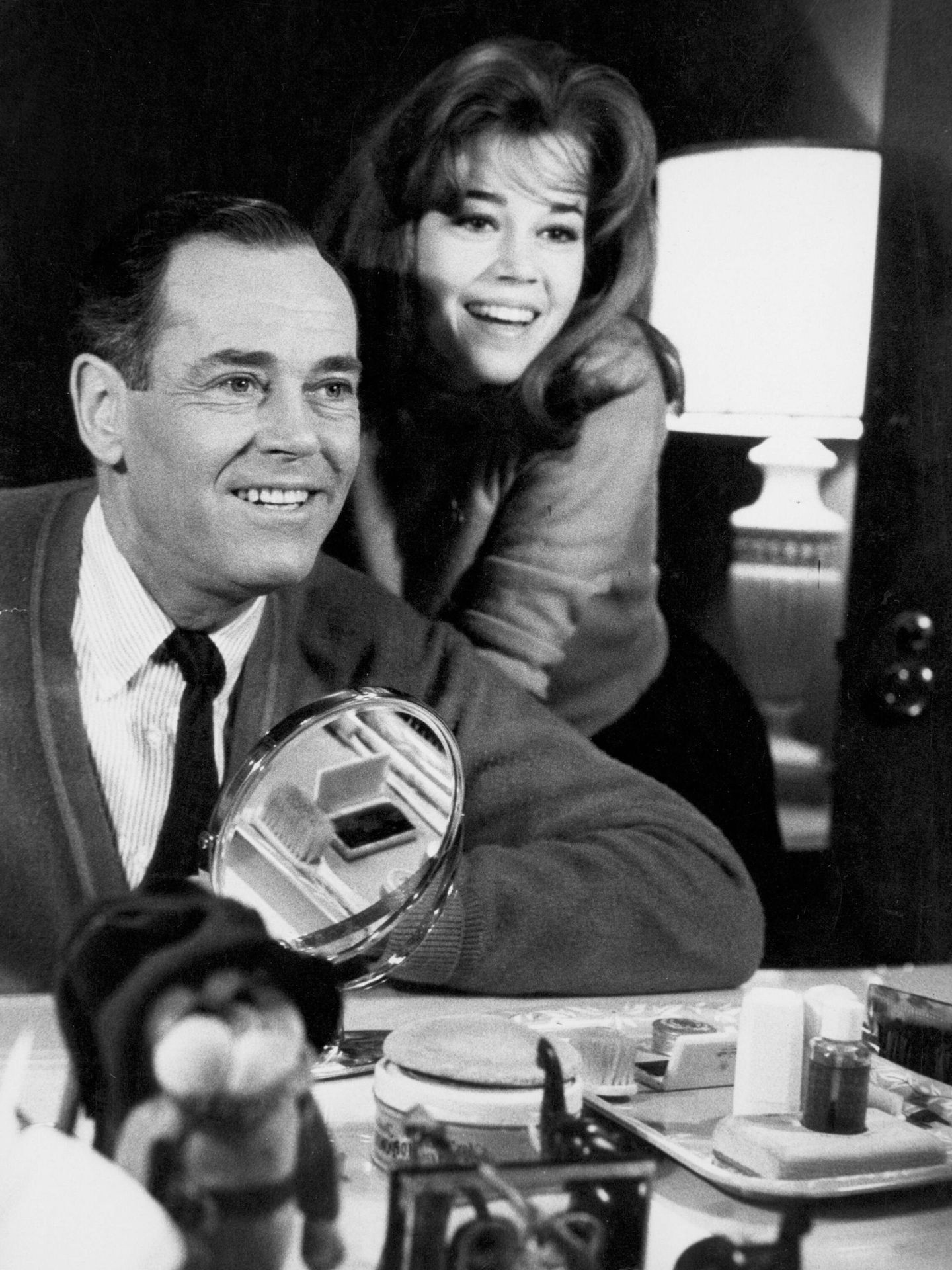 Jane y su padre, Henry Fonda, a finales de 1959. (CP)