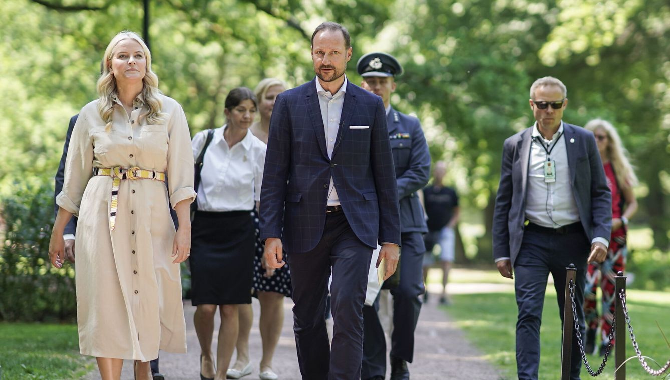 Mette-Marit y Haakon en una foto del pasado mes de junio. (Reuters)