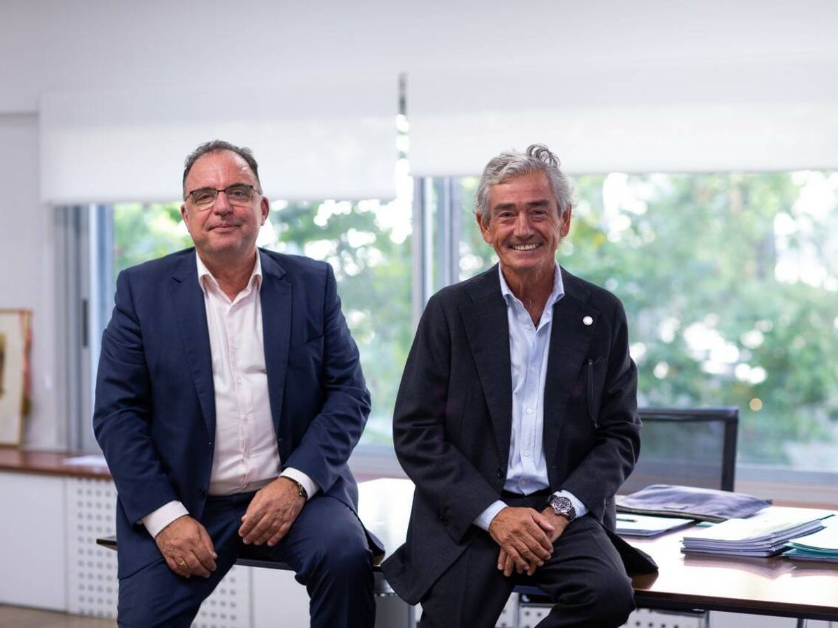 Foto: Jesús Vidal, CEO (i), y José María Pacheco, presidente (d), de Konecta. (Cedida)