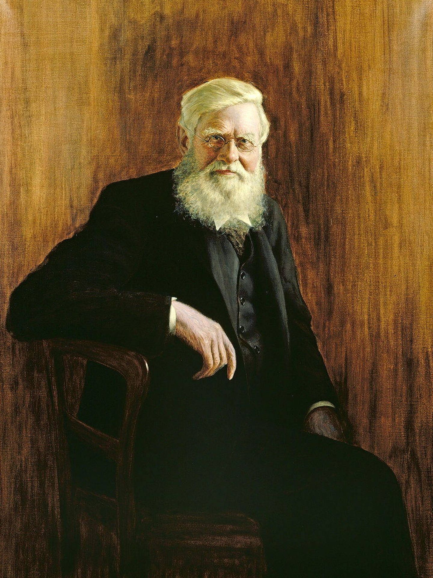 Retrato de Alfred Russel Wallace (EFE/NHML) 