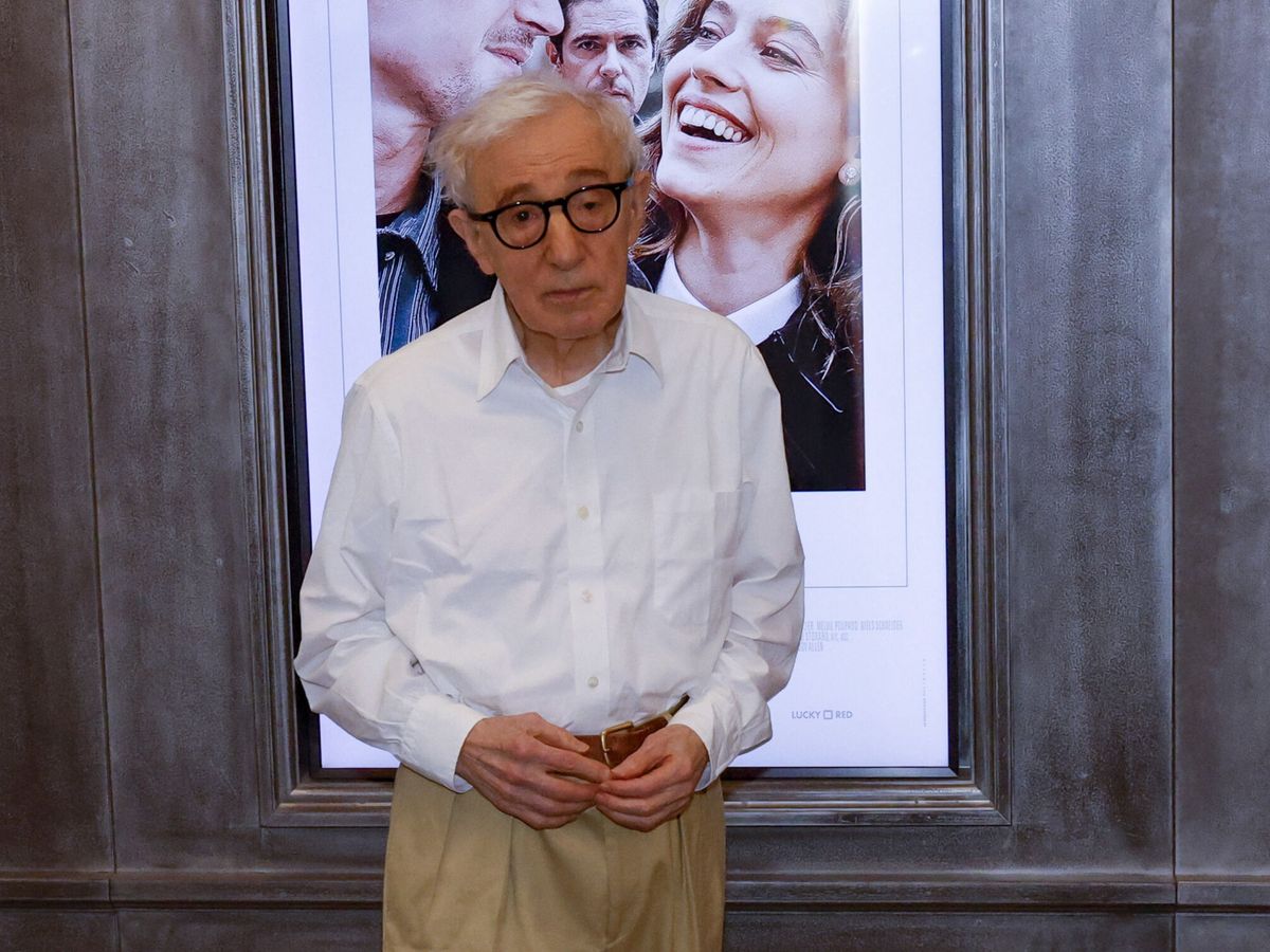 Foto: El director Woody Allen, en la premiere de 'Coup de Chance' en Roma en septiembre de 2023. (EFE/Fabio Frustaci)
