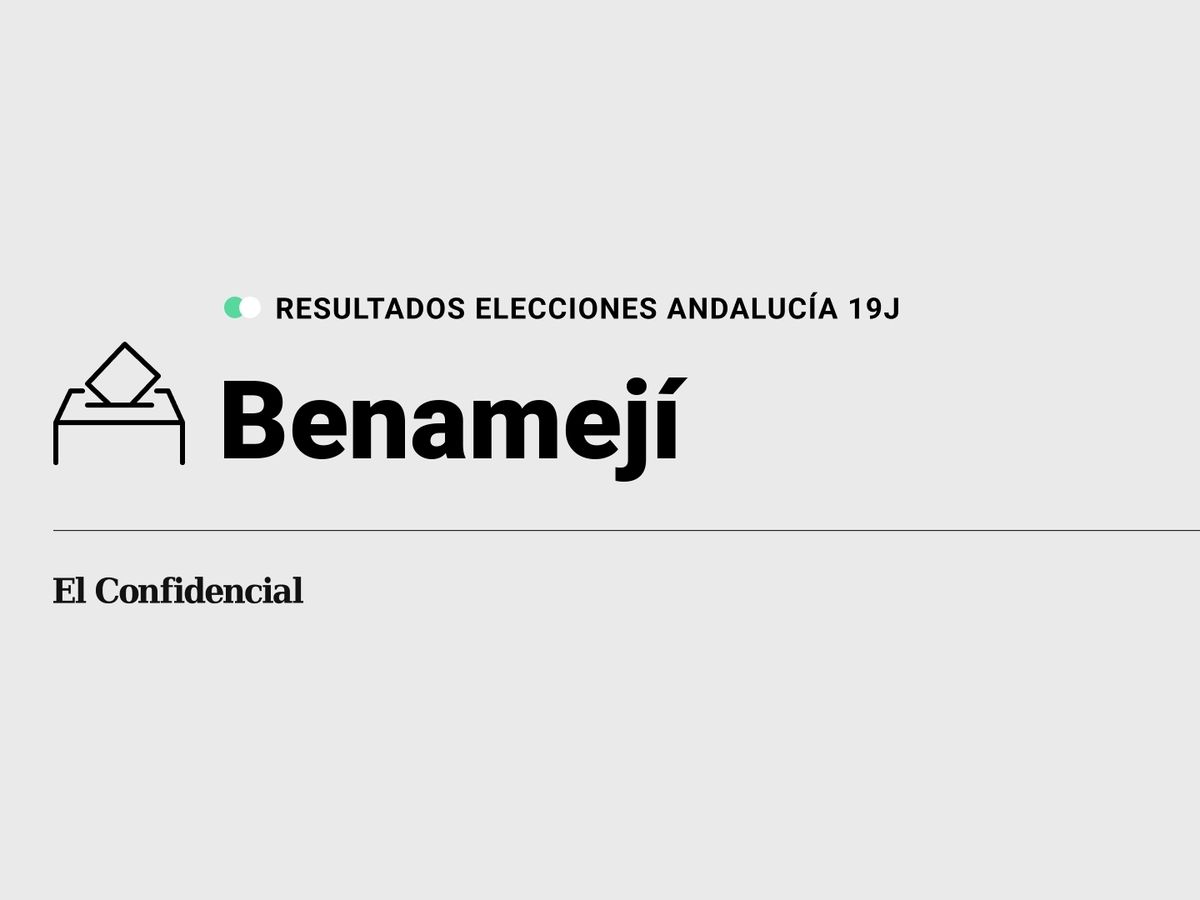 Foto: Resultados en Benamejí, Córdoba, de las elecciones de Andalucía 2022 este 19-J (C.C./Diseño EC)