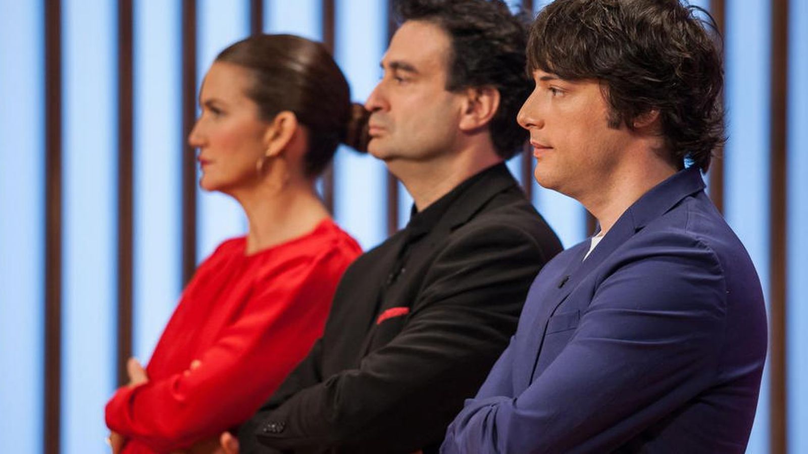 Foto: Samantha Vallejo-Nágera, Pepe Rodríguez y Jordi Cruz, jurado de 'MasterChef'