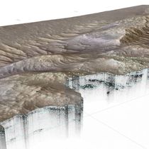 Foto: La vía fluvial fue encontrada gracias a un radar (NASA/JPL/UCLA/UiO/ETH Zurich)