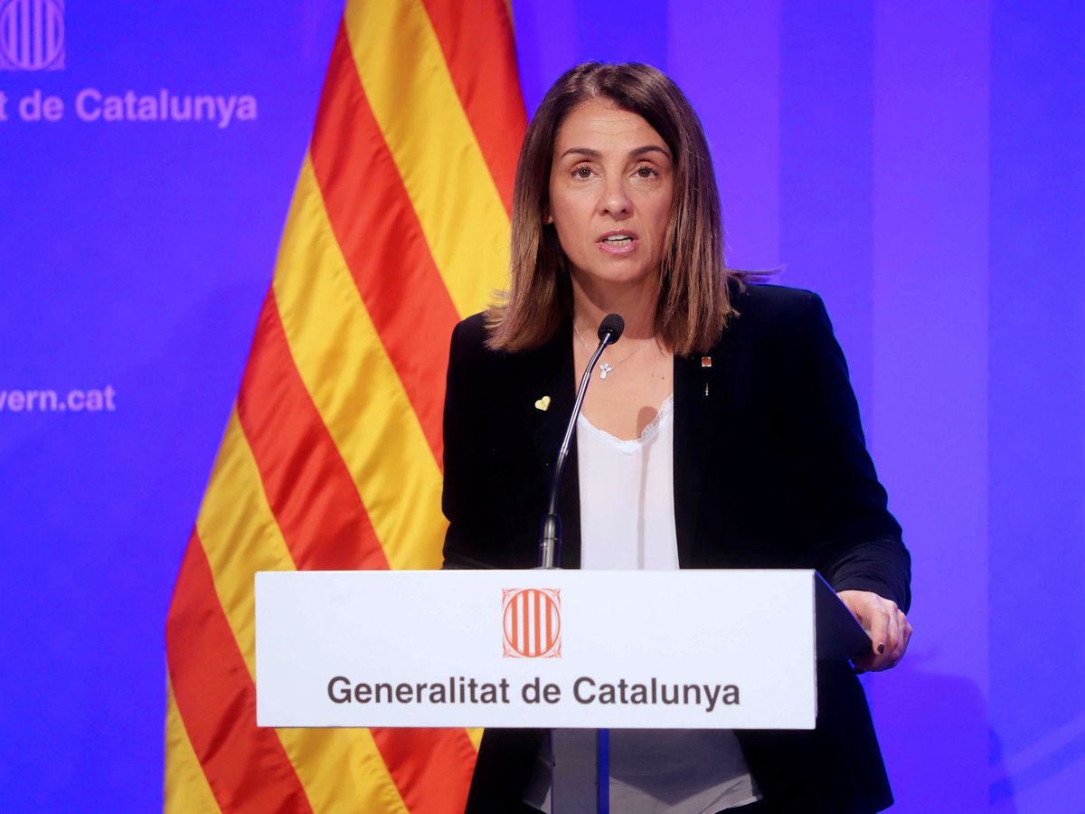 Foto: La portavoz del gobierno catalán, Meritxell Budó. (EFE)