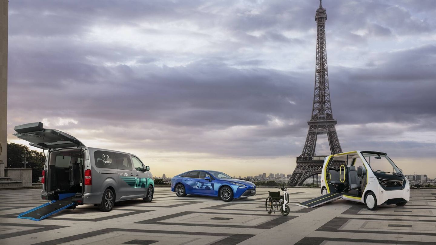 La flota de Toyota para los Juegos Olímpicos de París se compone solo de vehículos sin emisiones.
