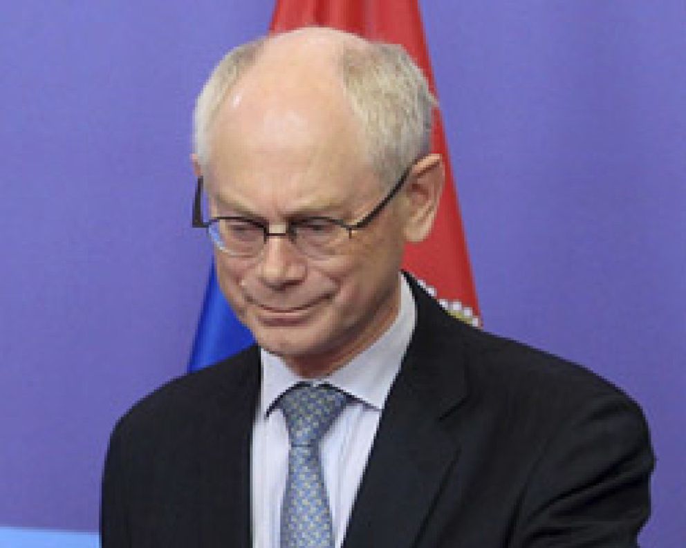 Foto: Van Rompuy elogia "la voluntad política de Rajoy de resolver la crisis"