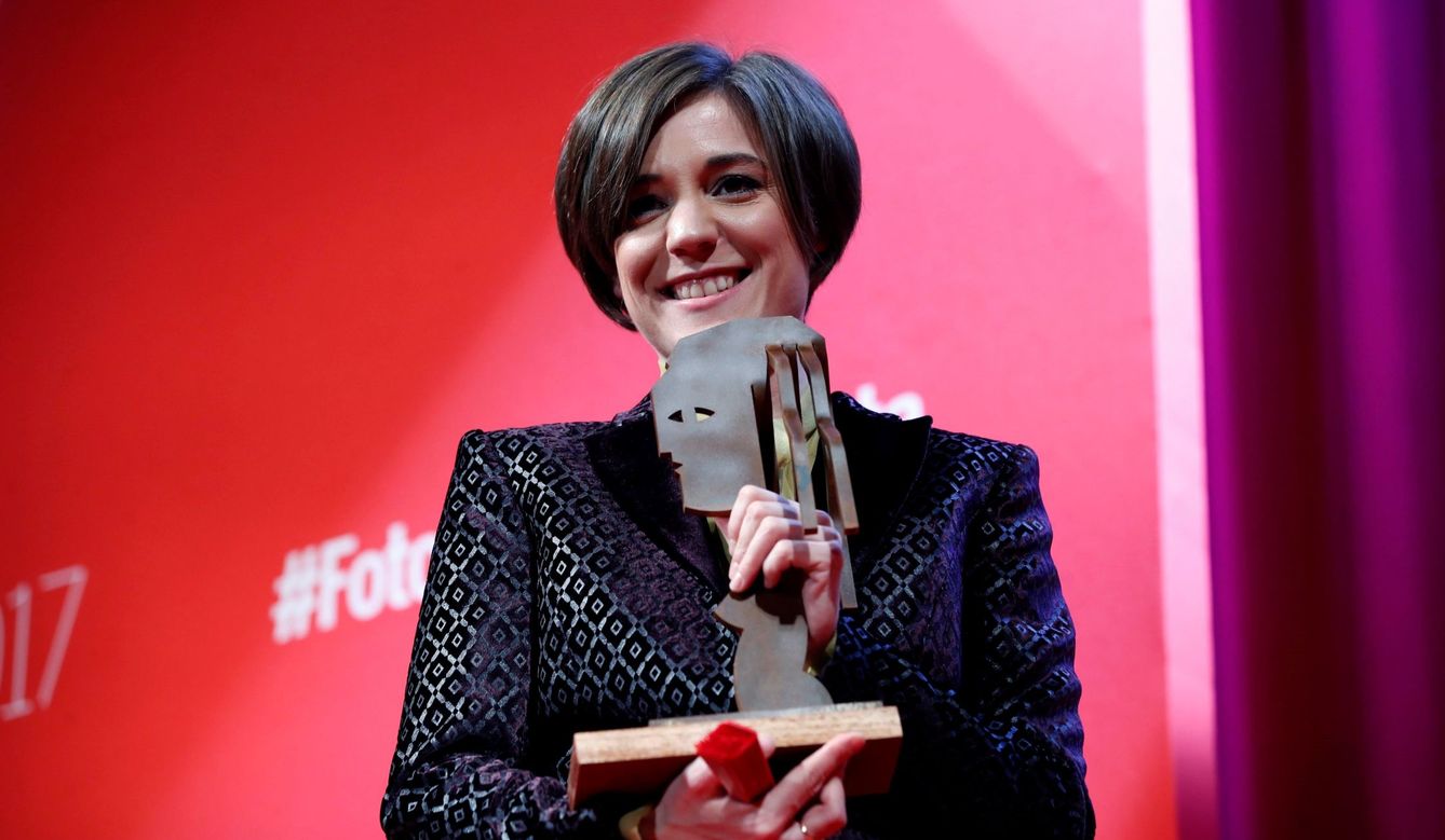 Carla Simón recibe el premio Fotogramas. (Efe)