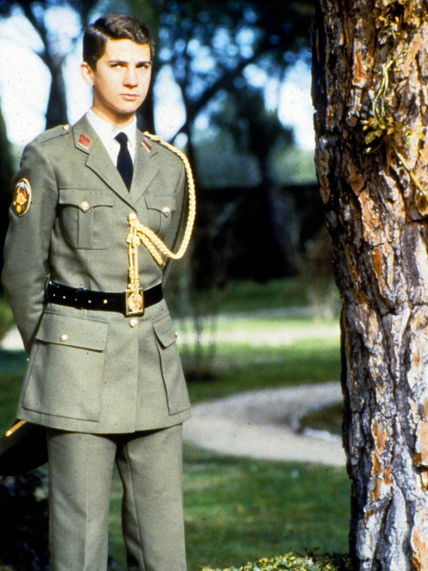 El entonces príncipe Felipe, en la Academia General de Zaragoza. (CP)