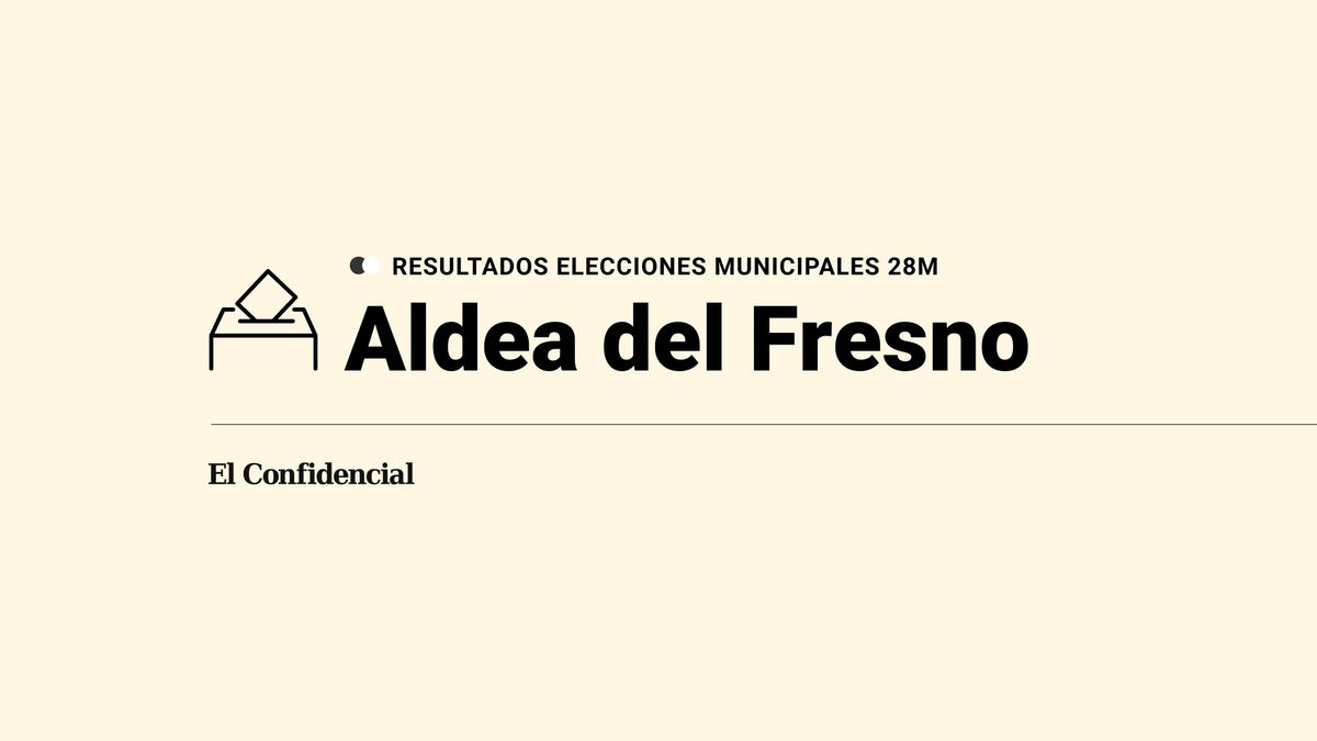 Escrutinio y ganador en Aldea del Fresno: resultados de las elecciones municipales de 2023