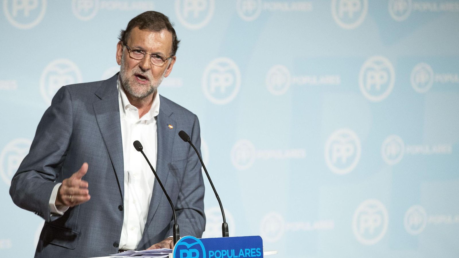 Foto: Mariano Rajoy en un mitin en Valencia. (EFE)