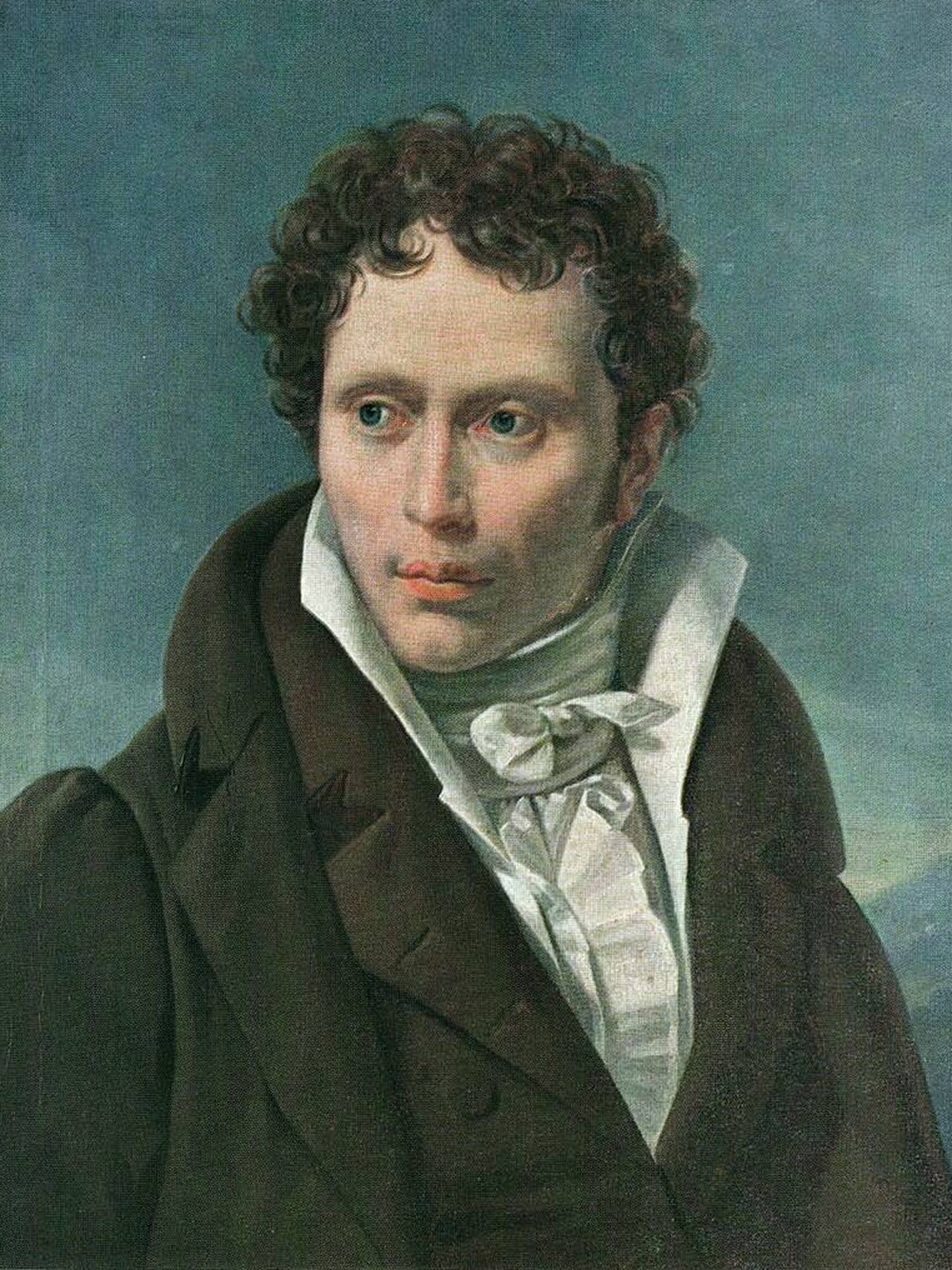 Schopenhauer, en 1815, por Ludwig Ruhl. 