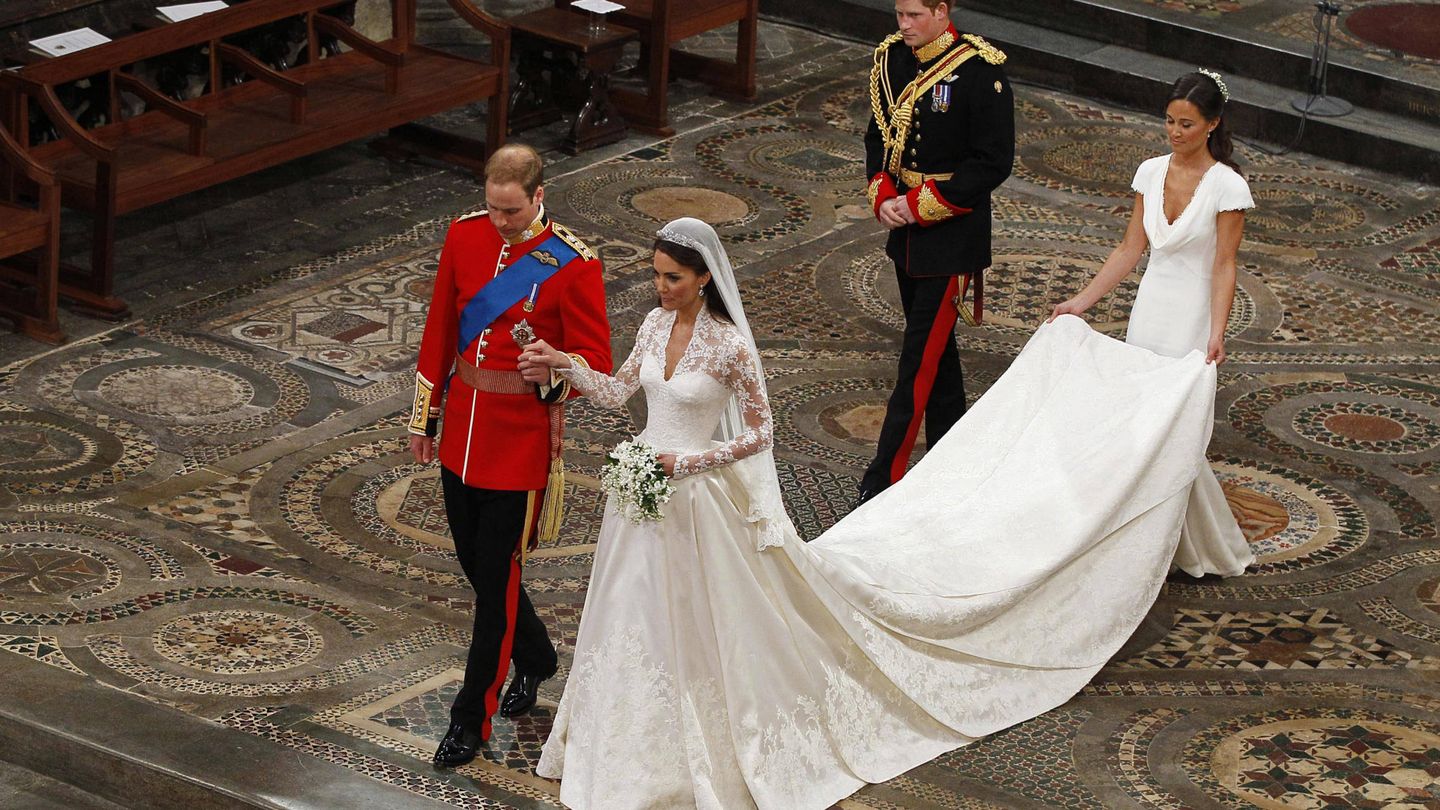 Instantánea de la boda de los duques de Cambridge. (Reuters)