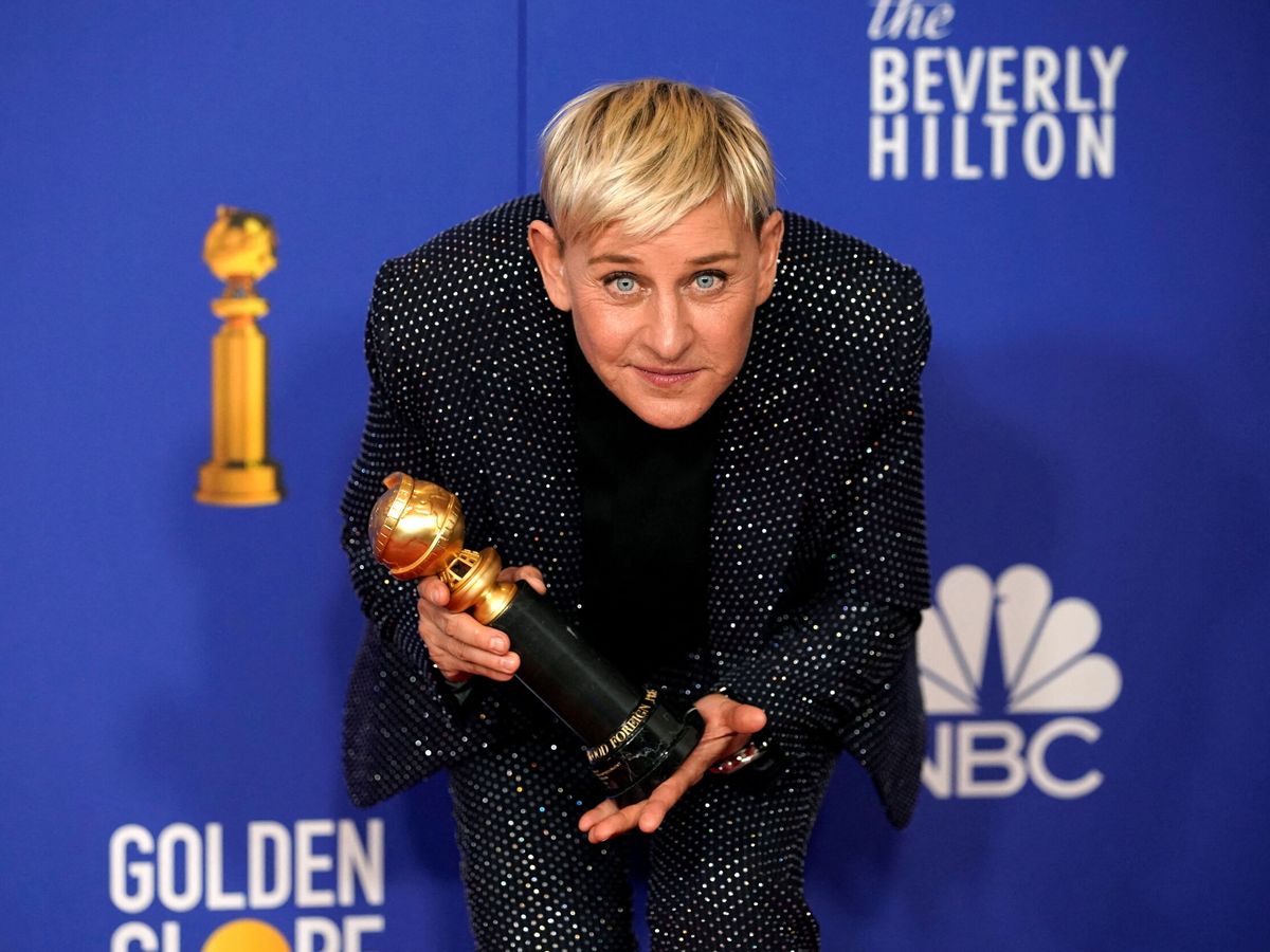 Foto: Ellen DeGeneres recogió su Premio Carol Burnett en 2020. (Reuters)