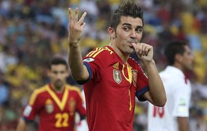 Villa, cada vez más 'descolgado' de Costa, se está jugando el Mundial