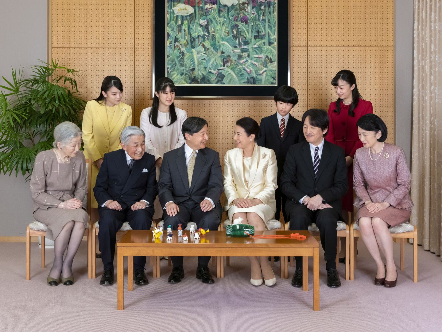 La familia imperial de Japón. (Agencia Imperial)