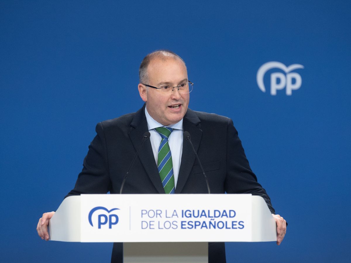 Foto: El portavoz del PP en el Congreso, Miguel Tellado. (Europa Press/Eduardo Parra)