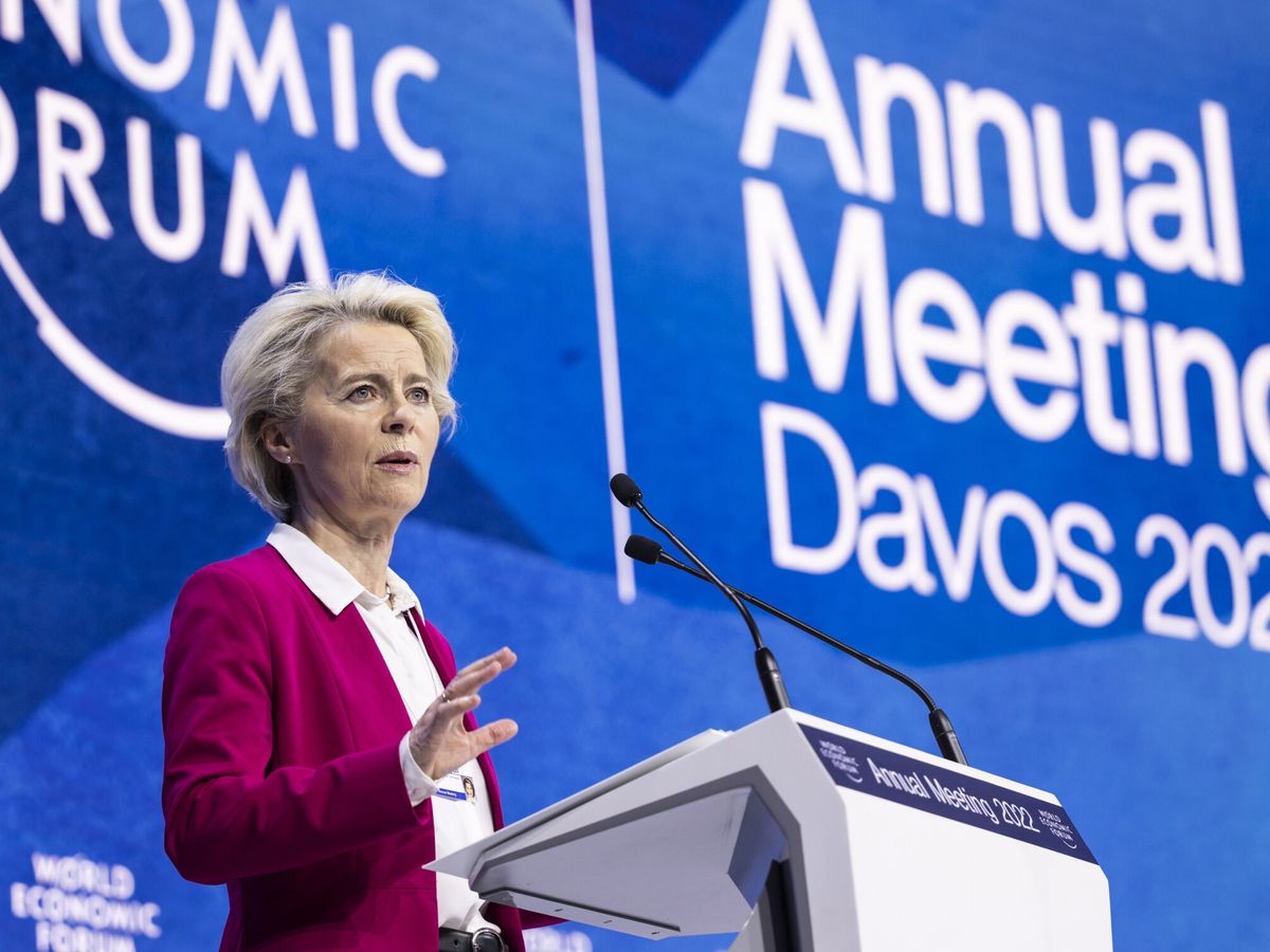 Foto: Ursula Von der Leyen, en Davos. (EFE/Laurent Gillieron)