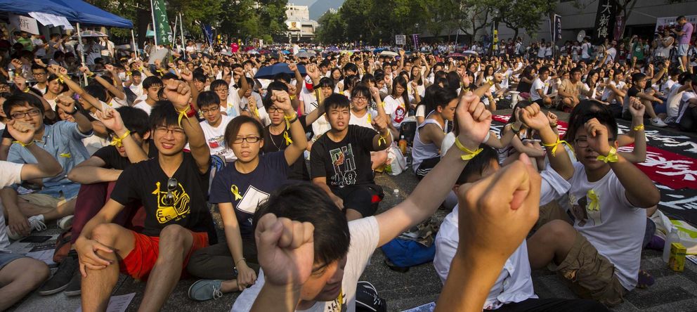 Hong Kong y la democracia china que no llega: los universitarios toman las calles