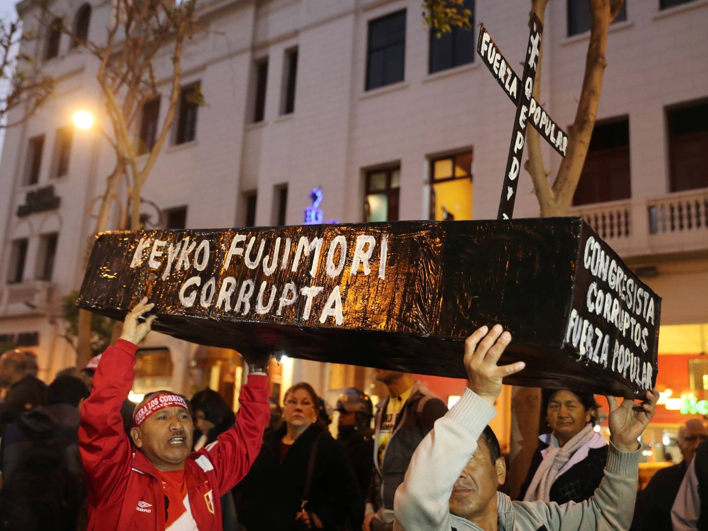 Protestas contra la corrupción en Perú. (Reuters)
