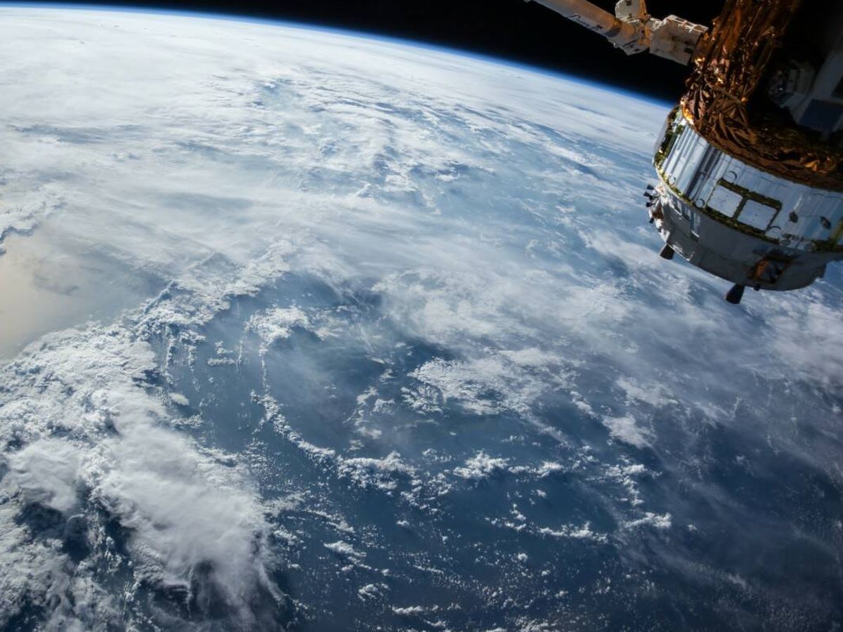 Foto: La atmósfera terrestre desde la Estación Espacial Internacional (NASA) 
