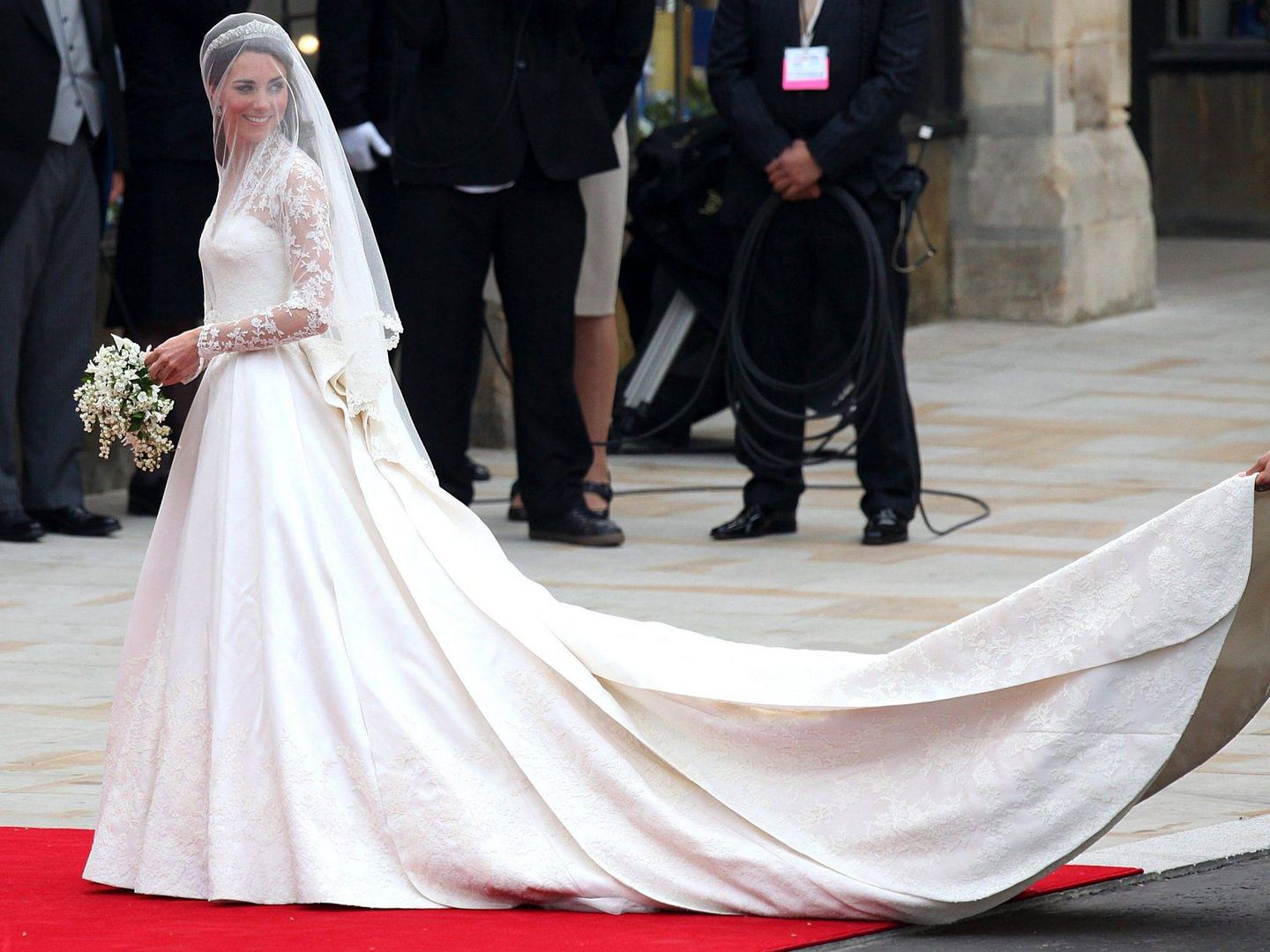 Kate Middleton, el día de su boda. (EFE)