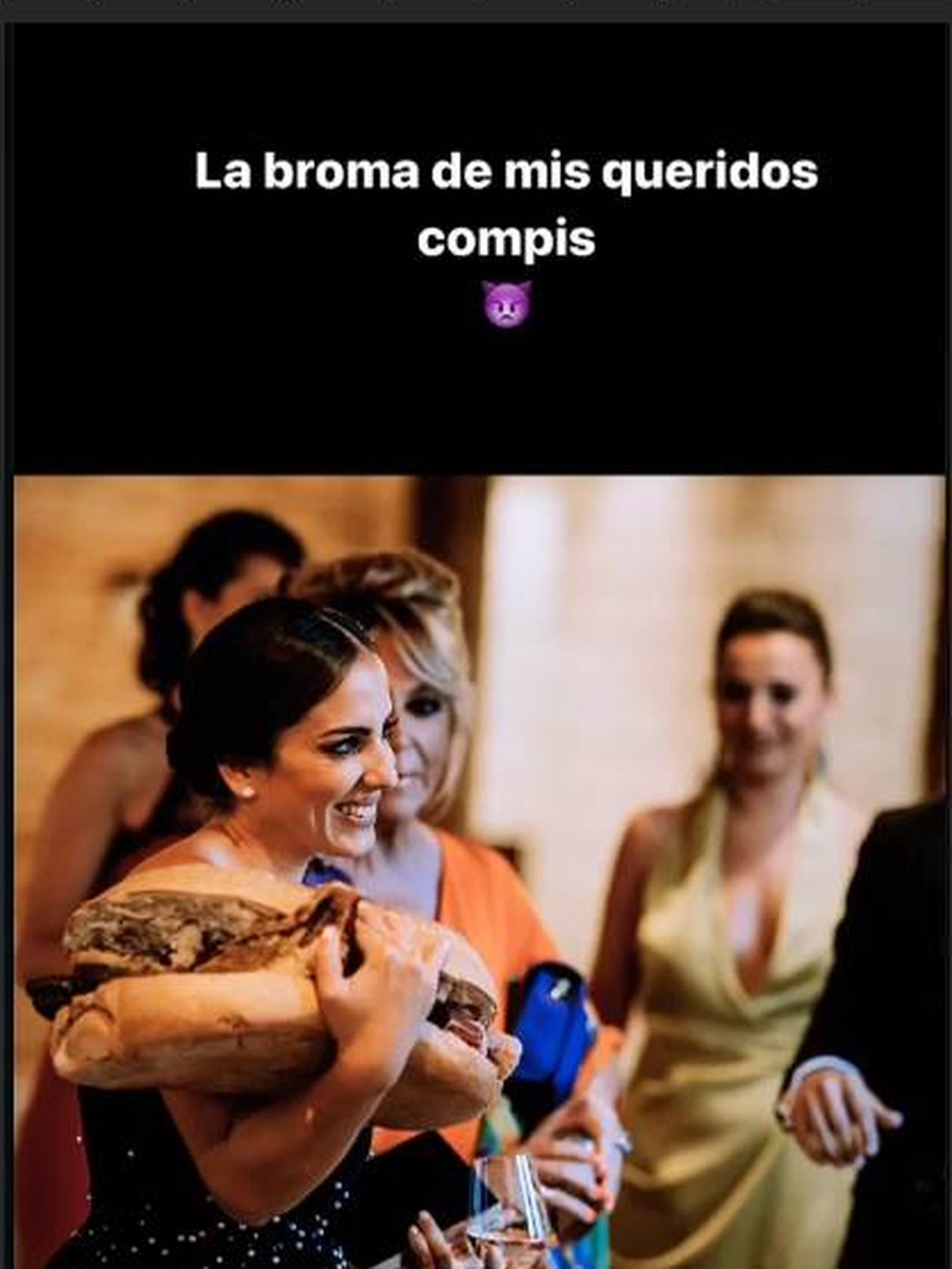 Anabel Pantoja en la boda de Belén Esteban. (IG)