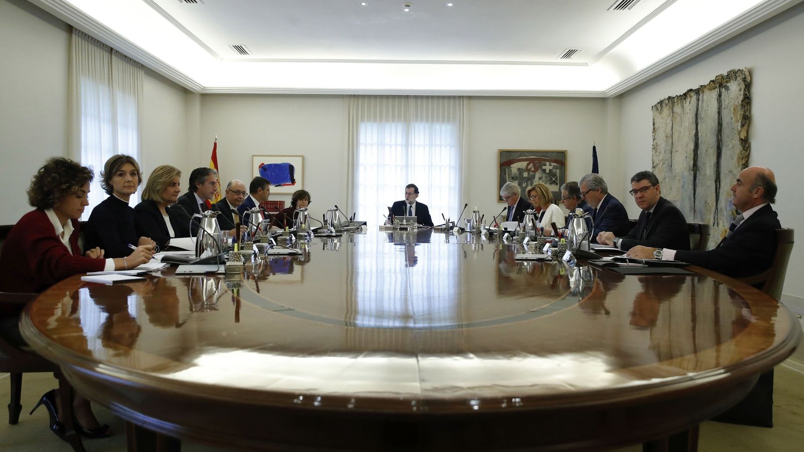 Foto: Reunión del Consejo de Ministros.  EFE Juan Carlos Hidalgo ---POOL---
