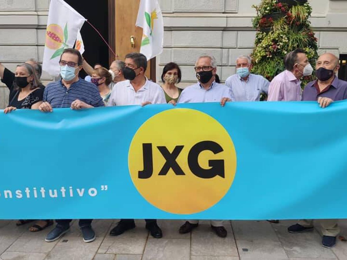 Foto: Manifestación del partido JxG. (Cedida)