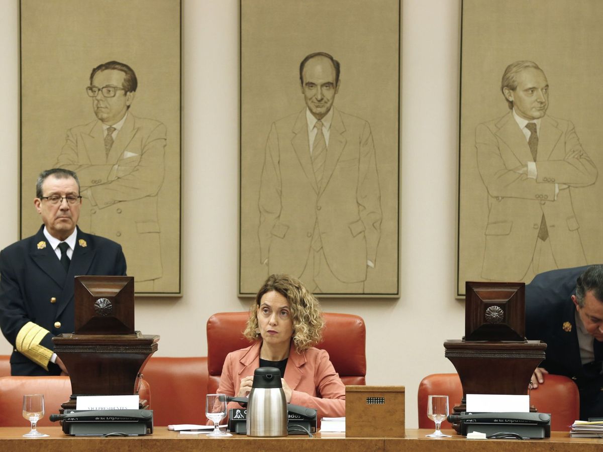 Foto:  La presidenta del Congreso de los Diputados, Meritxell Batet, en la Diputación Permanente de este martes. (EFE)