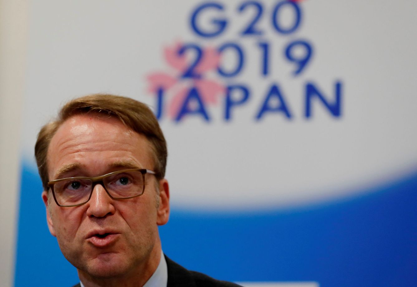 El presidente del Bundesbank, Jens Weidmann, durante la cumbre del G20 en Japón. (Reuters)