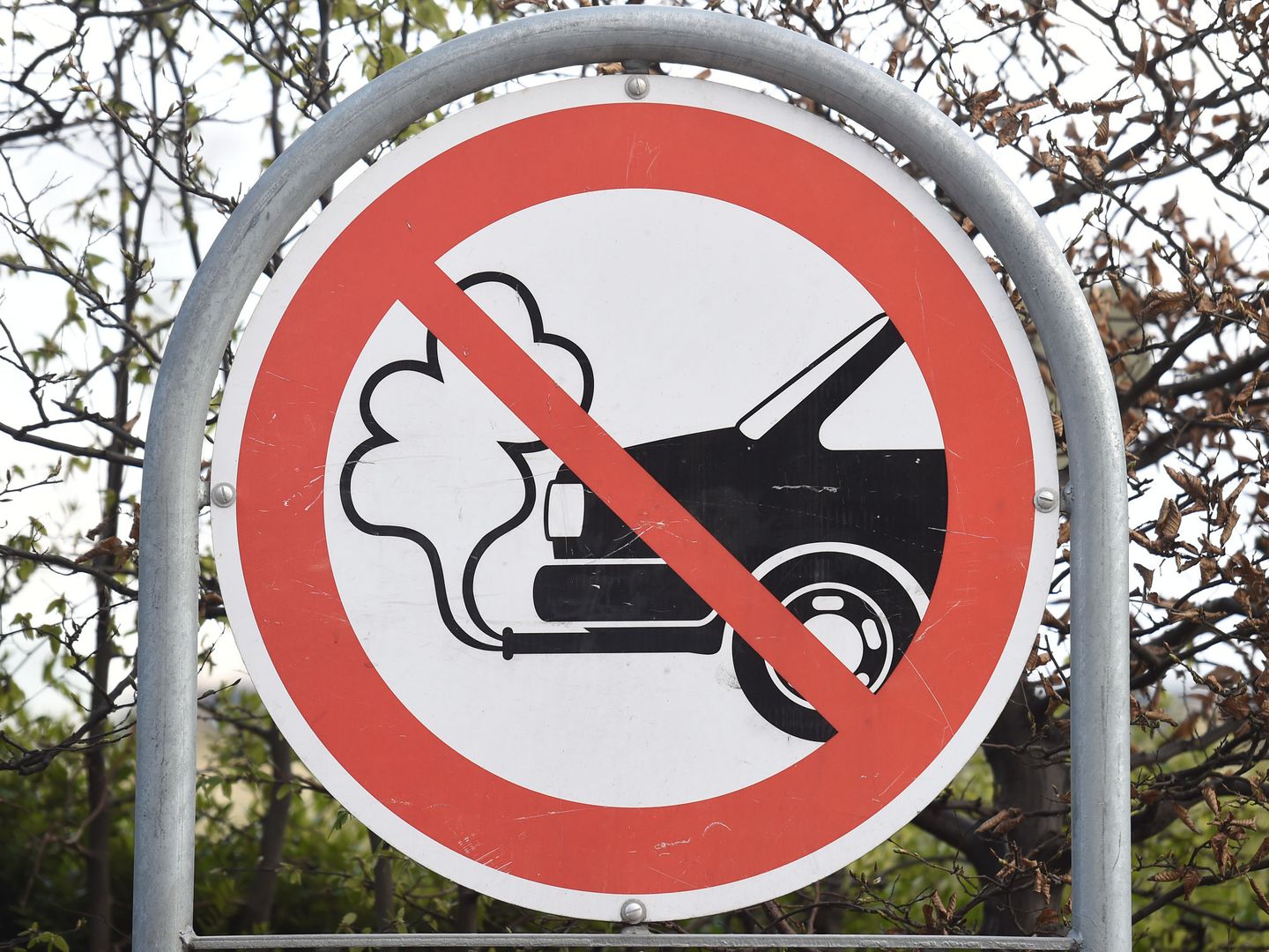 Señal de prohibición de emisiones en Dinamarca. (Reuters)
