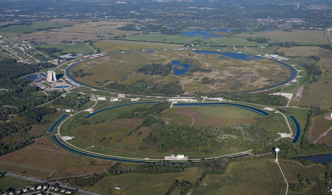 Vista aérea del Fermilab