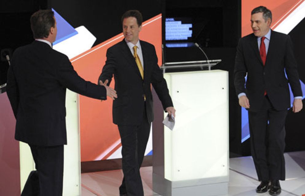 Foto: La estrella de Clegg no se apaga en el segundo debate