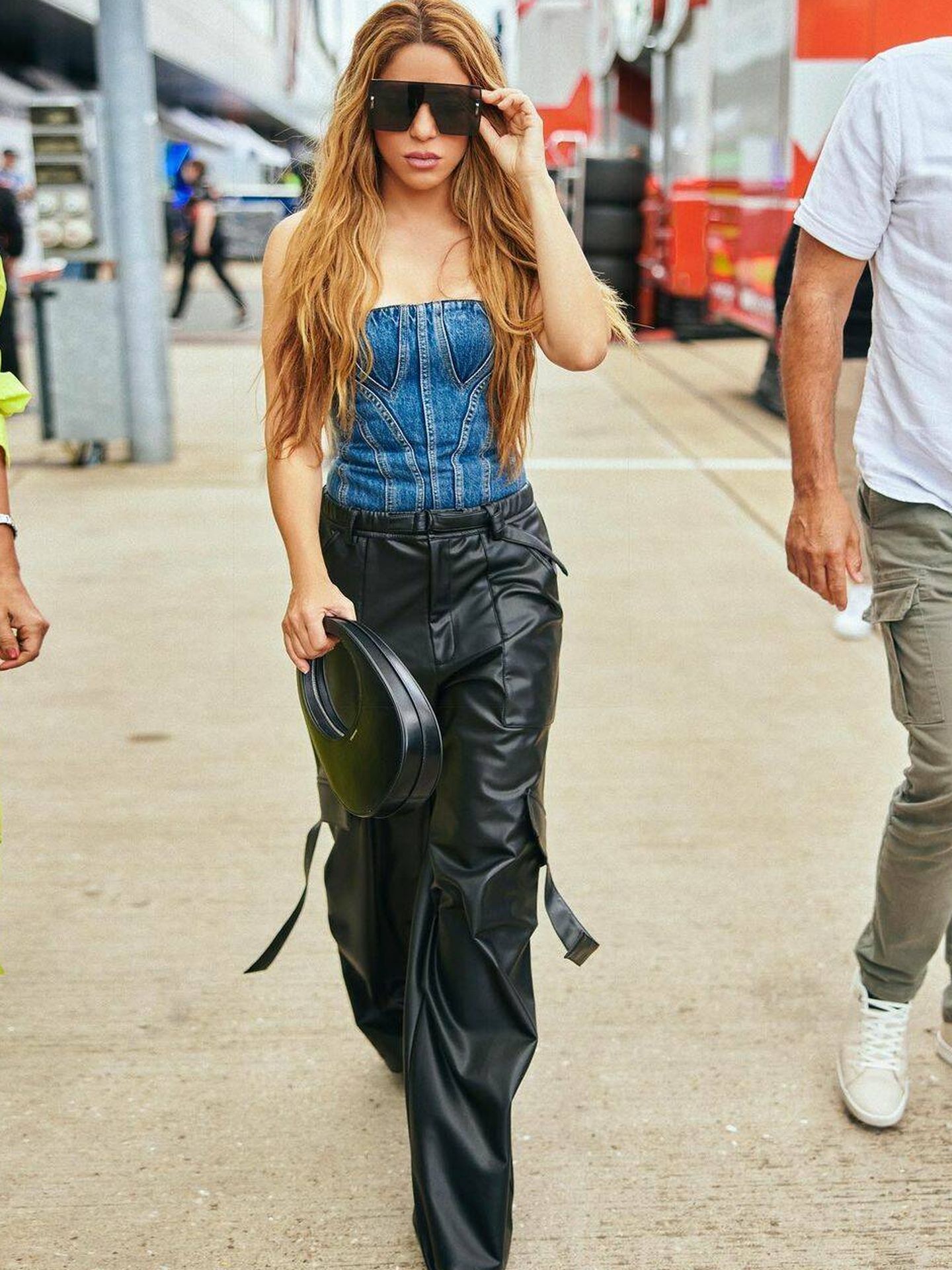 Shakira, en Silverstone. (Instagram/@shakira)