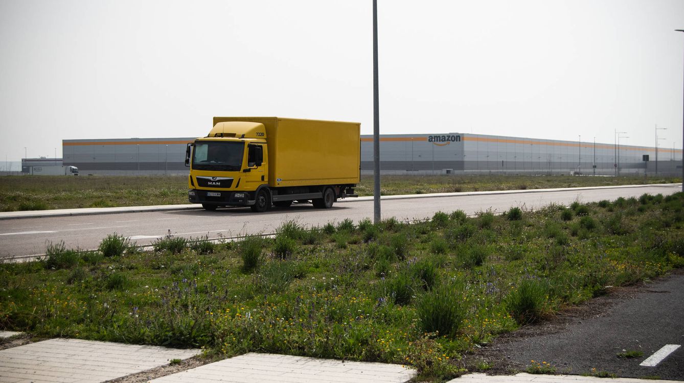 Foto: Centro logístico de Amazon en Illescas, el más grande que la compañía tiene en España. (Carmen Castellón)