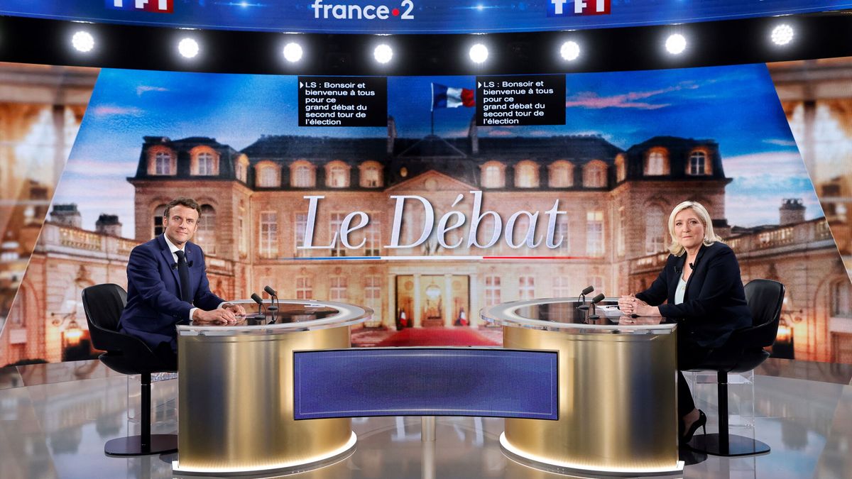 "La peste y el cólera": Le Pen saca su lado más moderado en un debate que no cierra la elección
