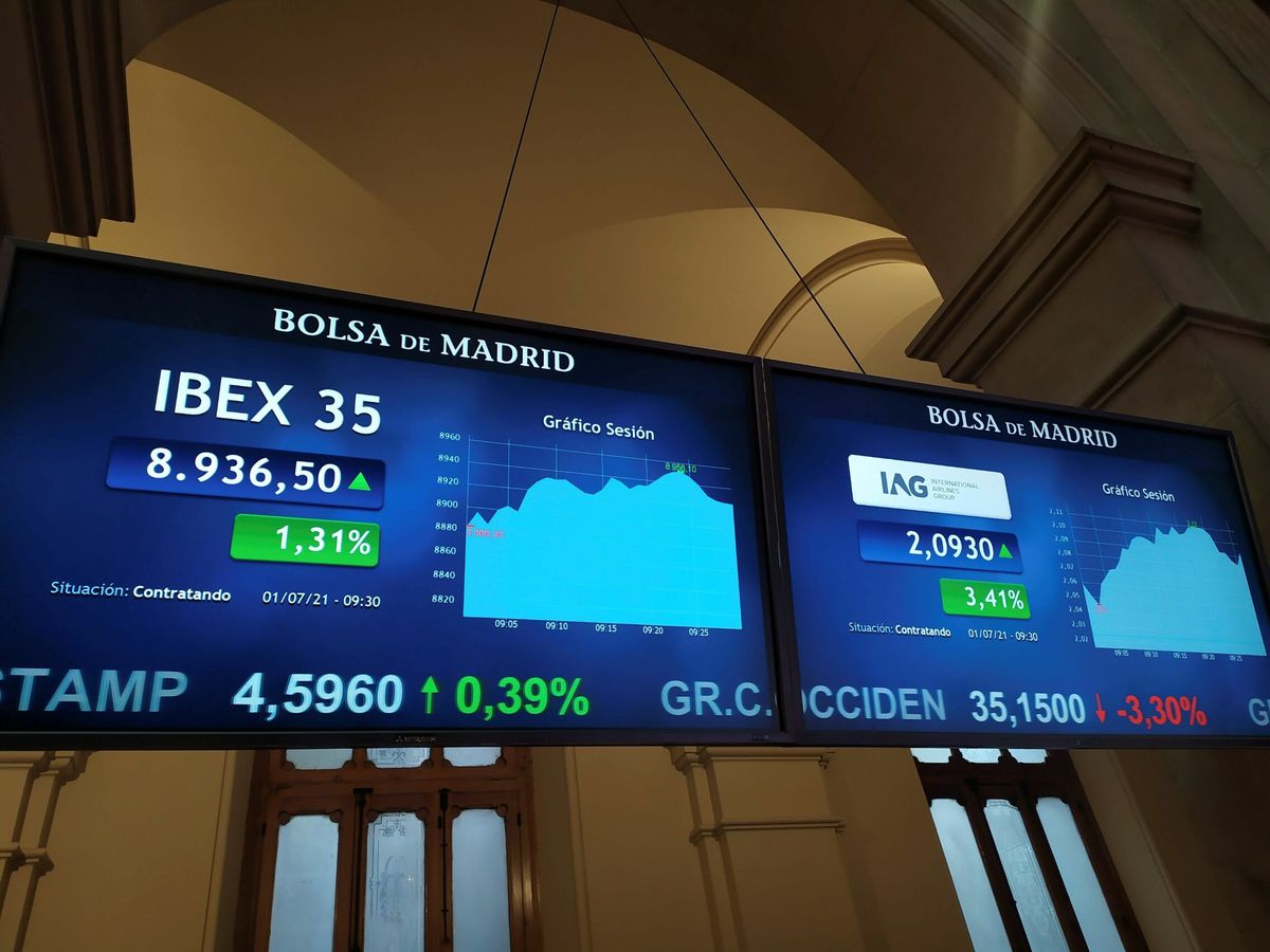 Foto: Ibex 35, el índice de la bolsa de Madrid. (EFE)