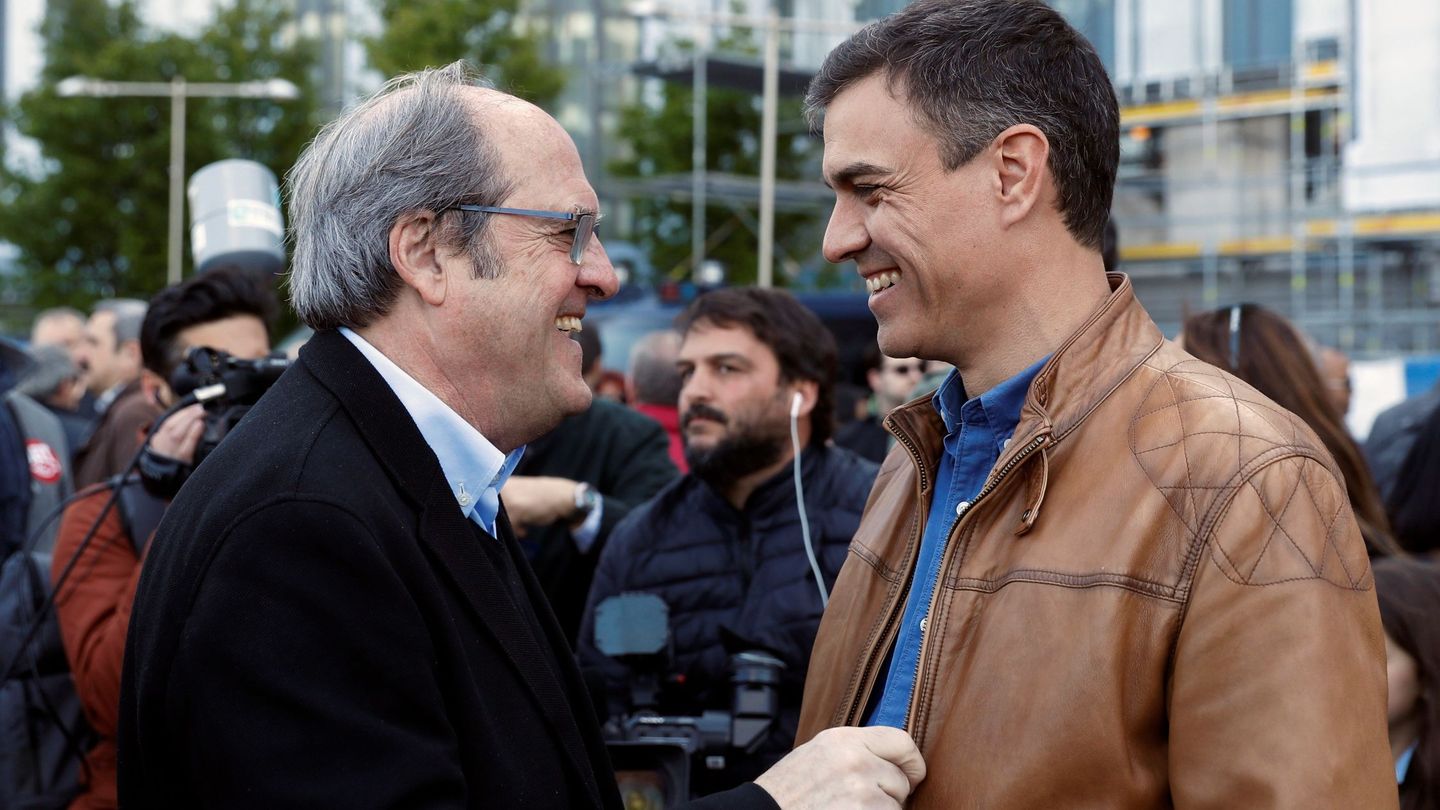 Sánchez y Gabilondo, en la manifestación por el Primero de Mayo de este año en Madrid. (EFE)