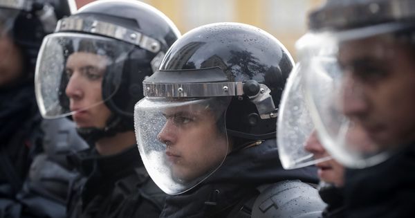 Foto: Policía rusa en Moscú. (Reuters)