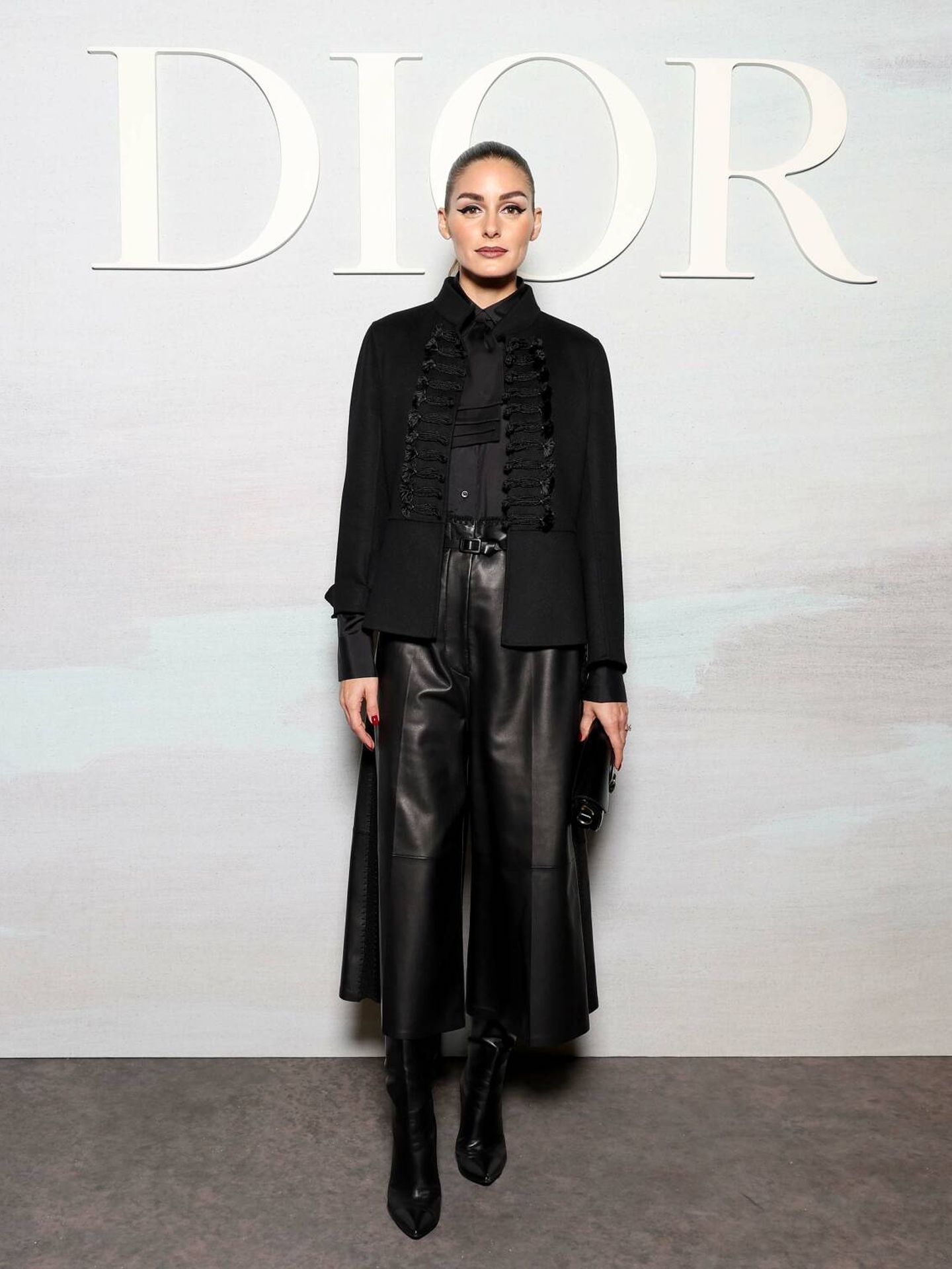 Olivia Palermo asiste al desfile de Dior de París. (Cortesía)